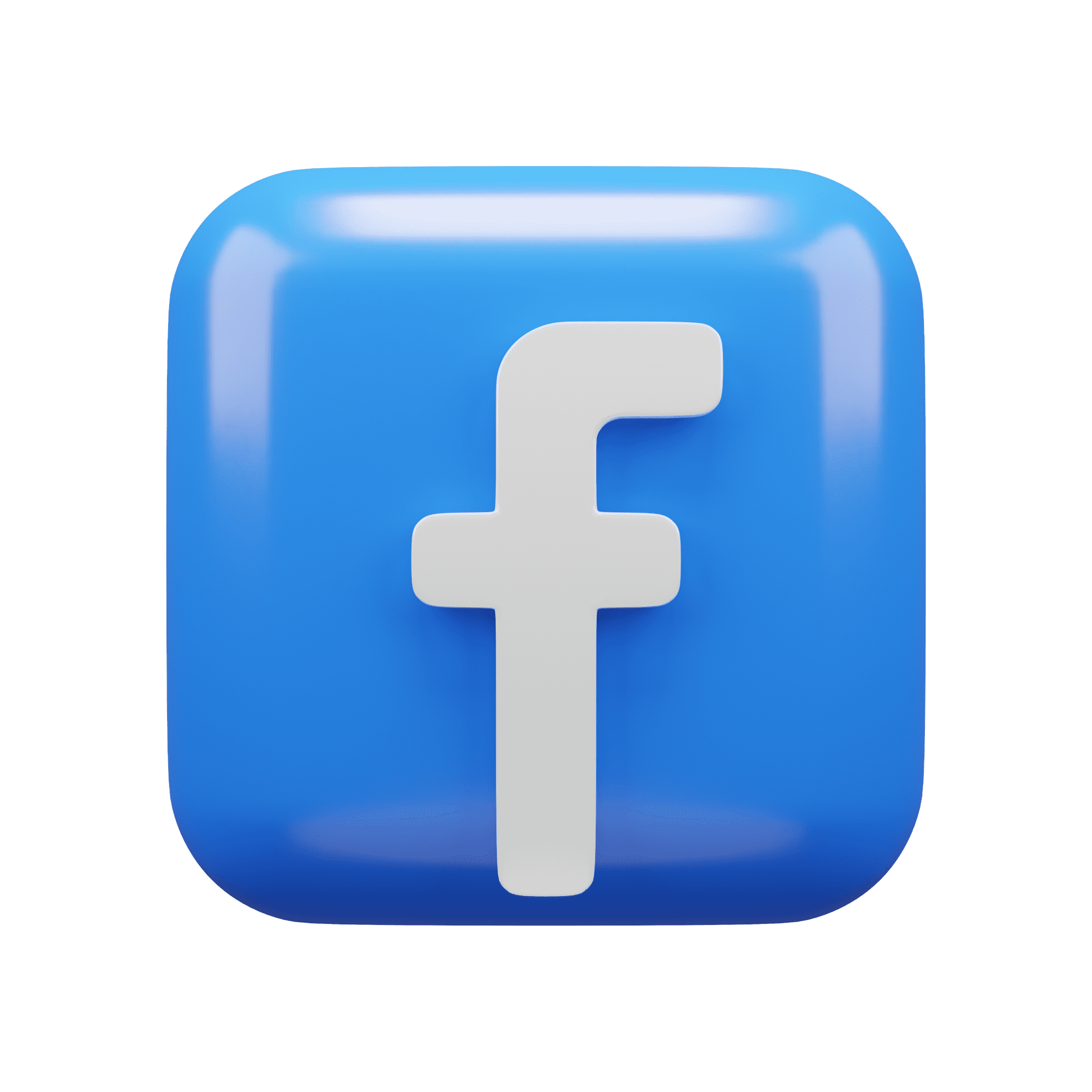 3D Facebook Icon