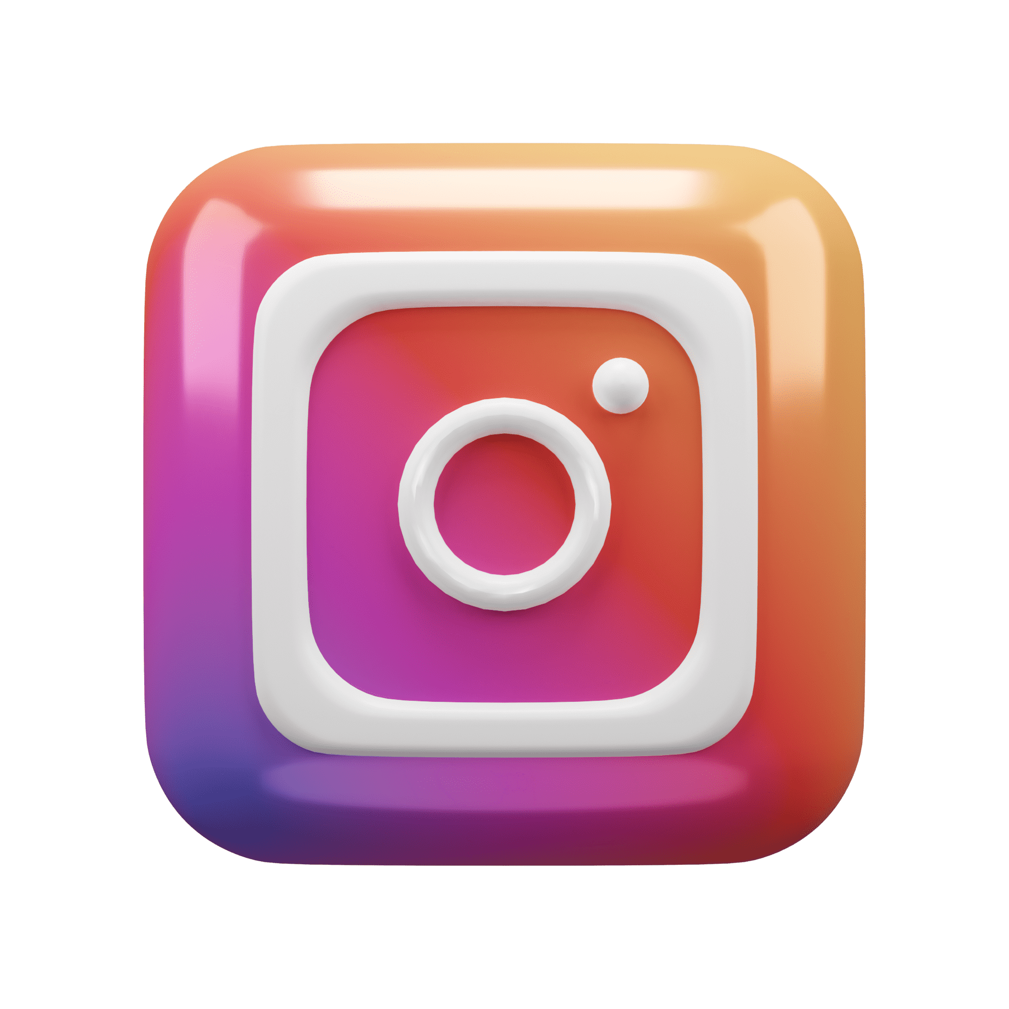 3D Instagram Icon